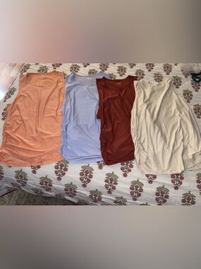 Old Navy Sleeveless Tank Top - Peach, Light Blue, Rust, Cream